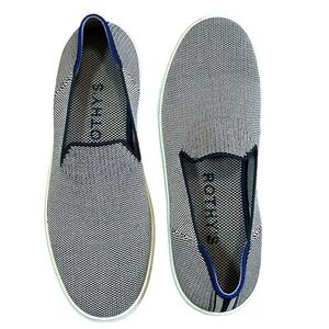 Rothys The Original Slip On Sneaker Blue Womens Shoes Comfort Anchor Knit size 7